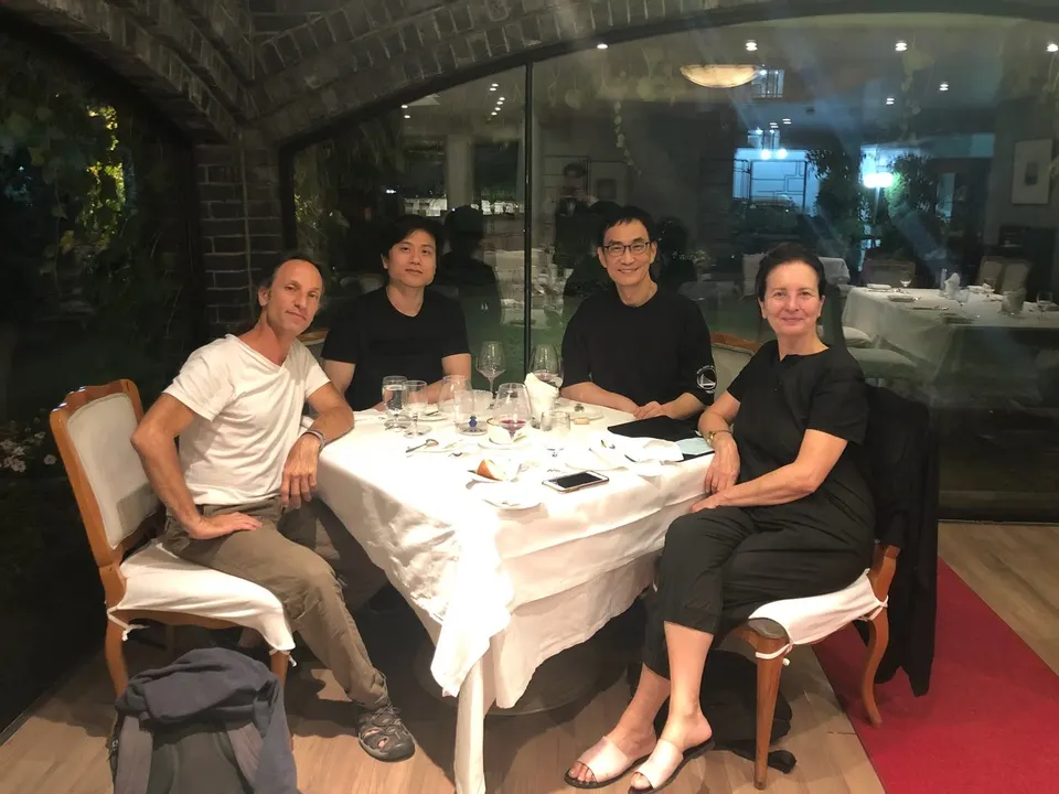 김주환 교수님도 함께 교육을 들었습니다. 루티 선생님, 라비 선생님 김주환 교수님과 함께