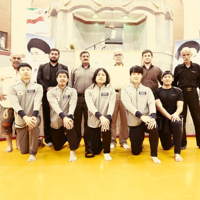 타브리즈 주르카네에서 수련을 마치고 함께