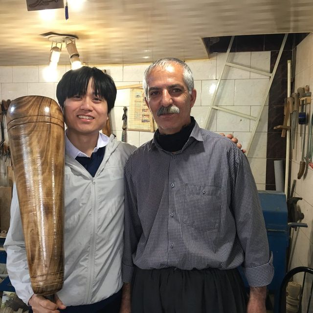 한얼 평생 주르카네를 수련하신 페르시안밀 제작 장인에게 제작방식을 배우다.