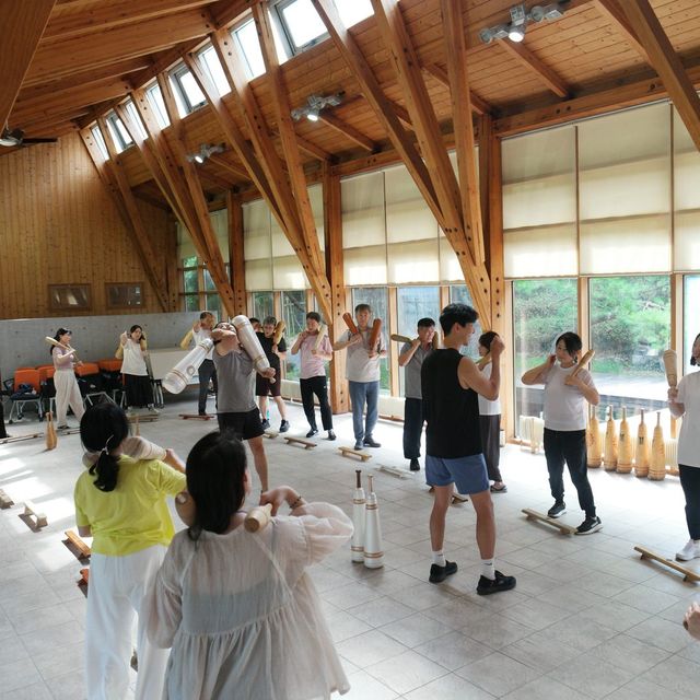 도고 연수원에서 대한명상의학회가 함께 페르시안밀을 휘둘렀습니다