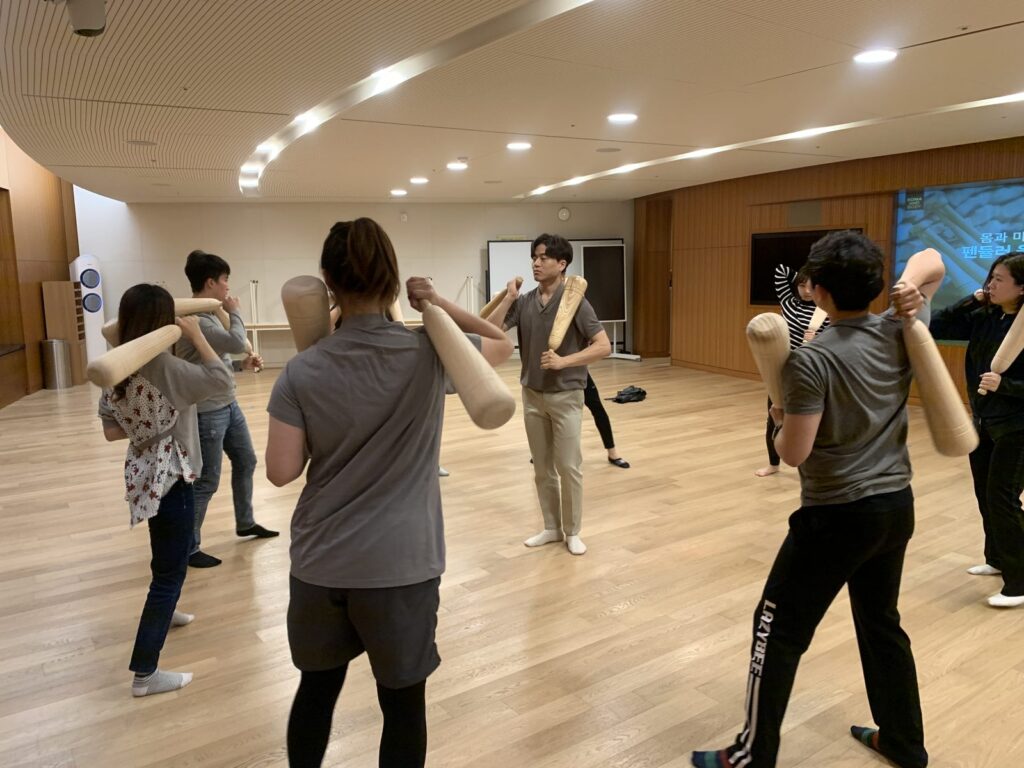 삼성 인재개발원에서 고대진자운동 페르시안밀 교육을 하고 돌아왔습니다